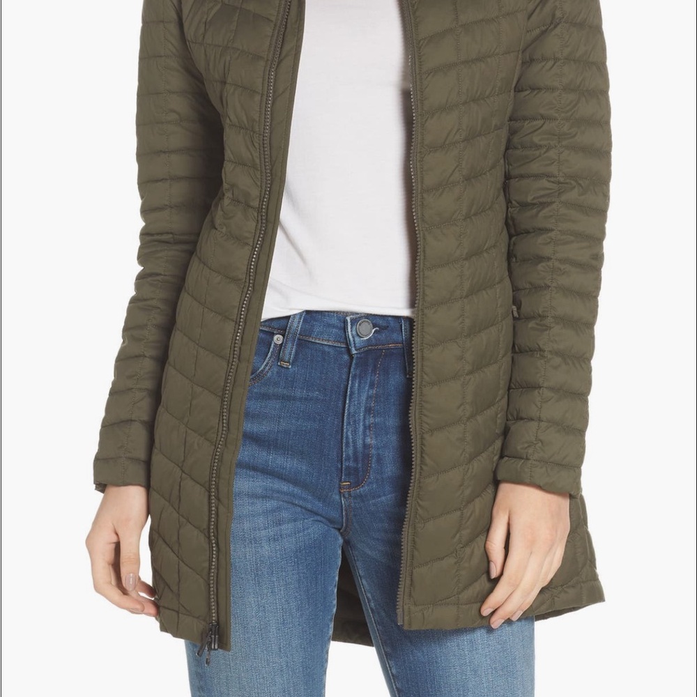 The North Face Women's Green Quilted Puffer Jacket